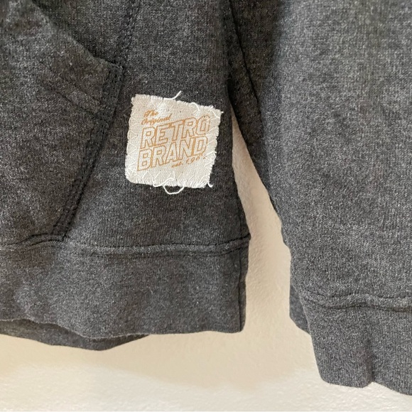 Retro Brand UCF Basketball Pullover Hoodie Black Gray New With Tag - Picture 5 of 6